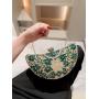 Green Luxury dinner bag for women rhinestone banquet clutch evening purse wholesales crystal bling evening clutch bagag women