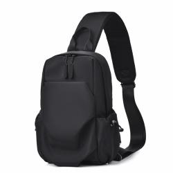 Fashion  Casual Men's Chest Bag Simple One-shoulder Crossbody Bag Multi-functional Messenger Bag