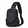 Fashion  Casual Men's Chest Bag Simple One-shoulder Crossbody Bag Multi-functional Messenger Bag