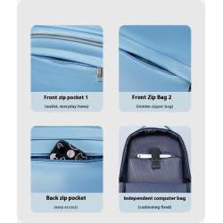ZF284 Women's Fashion Casual Solid Backpack School Students Outdoor Backpack Custom Laptop Backpack
