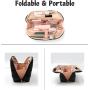 Portable Small Coin Purse Travel Makeup Cosmetic Brush Pouch Foldable Waterproof Toiletry Bag