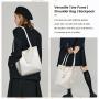 LOVEVOOK 2023 Casual Tote Bag Convertible PU Leather Backpacks Fashion Handbag Satchel Bags waterproof Backpack Purses for Women