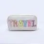 RTS New Arrivals  Best Gift Women Waterproof  Travel Custom Make Up Bag Toiletries Pouch Cosmetic Nylon Pouches