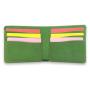 Handmade vegetable tanned leather wallet vintage full grain leather men bifold wallet
