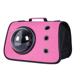 HR125 Wholesale of Pet Bags Lightweight Foldable Oxford Spacecraft Portable Cat Bags Crossbody Breathable Pet Supplies Handbag