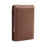Wholesale leather money clip business credit card holder wallet leather slim wallet with money clip
