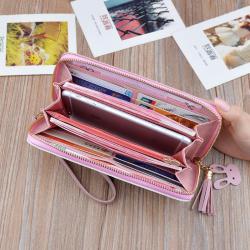 2024 Trendy Fashion high quality wholesale black color leather men wallet