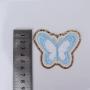 Self-adhesive Chenille Letter Pattern Patch Pearl Rhinestone Letter Sewing Embroidery Patch Stickers Flower Plane Patch