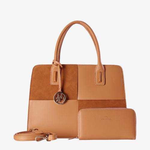 Susen Chrisbella patchwork capacity hand bags Pu leather high quality custom purses and handbags wholesale bags women