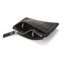 CUIKCA New Unisex Women Men Wallet Business Credit Card Holders ID Cases Zipper Coins Lychee Pattern Leather Slim Wallet Purse