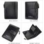 OEM064 New Brand Super Thin Small Credit Card Wallet Women's Leather Key Chain ID Card Holder Slim Wallet Ladies Mini Coin Purse