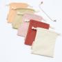 Colorful Soft Velvet Jewelry Drawstring Pouch Mini Luxury Watch Perfume Packaging Velvet Dust Gift Bag