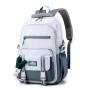 ZR845 Schoolbag New Backpack Fashion High Capacity Unisex Computer Laptop Bag Nylon High School Students Letter Backpack Sport