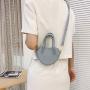 Custom Tote bag Heart-shaped storage bag decoration Hand bill shoulder decoration zipper niche design plus logo