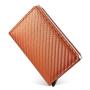 Hot Sale Men RFID Automatic Popup Aluminum Alloy Case Wallet Credit Card Holder Business Microfiber Leather Wallet For Men