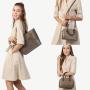 Lovevook 2021 Ladies Hand Designer clutches Bags For ladies Handbag PU Composite Bag 4pcs crossbody purse handbags Set women