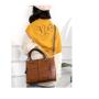 ZR760 Woman Bag Handbag Retro PU Fashion Female Portable Big High Quality Shoulder Underarm Bag Girl Versatile Tote Bag Shopping