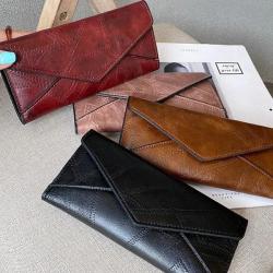 2024 Women's Long Fashionable Retro Envelope Wallet Bag sac main femm sac