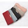 HR022 Women's Artificial Leather Lovely Wallet Clip Fashion Versatile Long Zipper Purse Wedding Birthday Metal Women's Handbag
