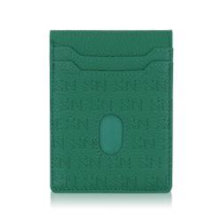 wholesale mens slim wallet minimalist genuine leather rfid blocking bifold credit card holder with gift box cartera de hombre