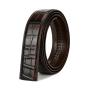 Crocodile texture full grain genuine cow leather belts crocodile belt designers