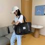 ZF019 New Fashion Travel Tote Bag Oxford Cloth Nylon Waterproof Zipper Organizer Bag Ladies Leisure Sports Yoga Fitness Bag