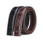 Erkek Kemer Ceinture En Cuir Veritable Custom Logo Luxury Crocodile Leather Men's Belts Fashion Designer Mens Belt