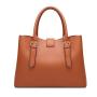 2024 Custom Vegan Leather Handbag For Ladies Women Purses With Fashion Button