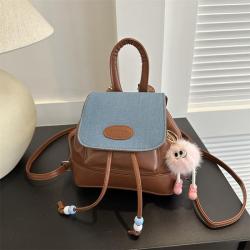 Wholesale factory new brand designer backpack korean style pu leather bag custom Fashionable shoulder crossbody bags for women