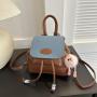 Wholesale factory new brand designer backpack korean style pu leather bag custom Fashionable shoulder crossbody bags for women
