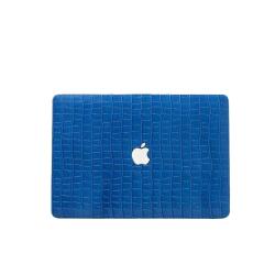 Custom Luxury Fashion Laptop Covers Real Embossed Alligator Crocodile Skin Leather Case For Macbook Pro Air 12 13 14 15 16 Inch