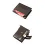 ZF203 Explosion RFID Anti-theft Brush Wallet Vertical Head Layer Oil Wax Cowhide Double Zip Men Leather Money Clip