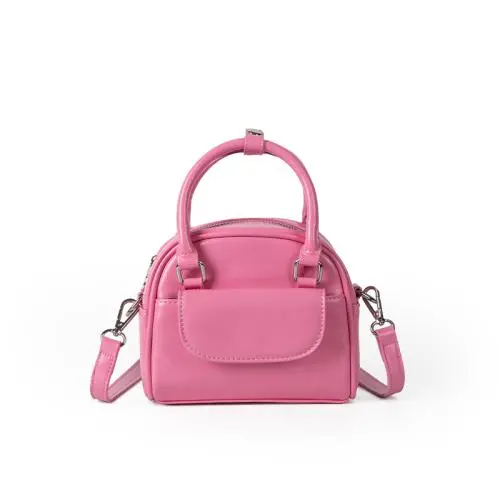 PU Material Soft Zipper Handbag Shoulder Shopping Tote Bag With Design Shopping Bags Women Shoulder