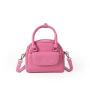 PU Material Soft Zipper Handbag Shoulder Shopping Tote Bag With Design Shopping Bags Women Shoulder