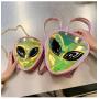 Waterproof Holographic Leather Ita Backpack Crossbody Shoulder Bag Custom Shape Ita Bag