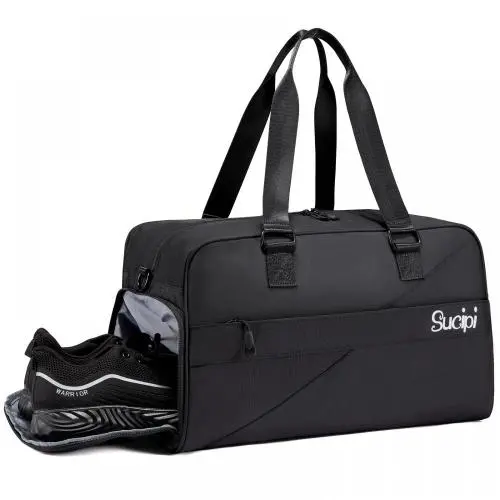 LOVEVOOK Sucipi Wholesale Waterproof 45L sports Duffel Bag with Shoes Compartment for women men Fitness Yoga Travel luggage bags