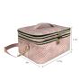 Travel Makeup Cosmetic Case Storage Bag Cosmetic Bag Portable Artist Storage Bag with Adjustable Dividers for Cosmetics Makeup