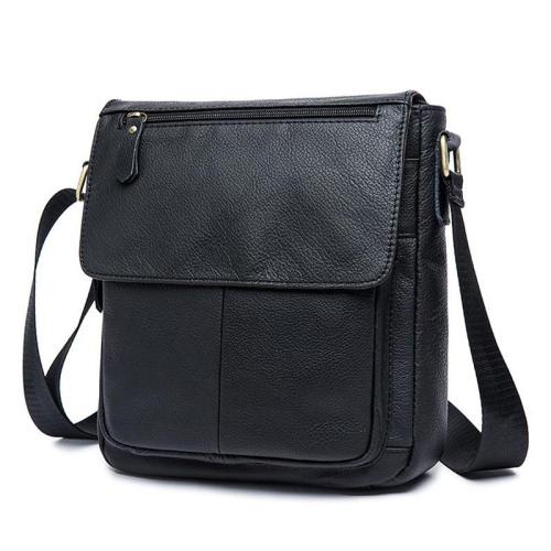 ZWY308 New Vintage Genuine Leather Crossbody Bag Men Fashion Daily Business Waterproof Shoulder Bag Wholesale Travel Organizer