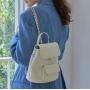 High Quality Factory Backpack Custom Logo Luxury PU Leather With Chain Fashion Backpack Bag For Women