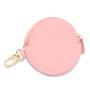 mini round coin wallet small customized vegan leather coin purse for ladies promotional