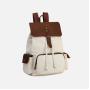 2024 Custom Ladies Canvas Backpack Bag For Stylish Women With Crazy-horse Leather