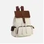 2024 Custom Ladies Canvas Backpack Bag For Stylish Women With Crazy-horse Leather