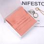Custom Luxury Emboss Microfiber Jewelry Pouch With Snap Bottun Envelope Dust Suede Ring Earring Jewellery Bag