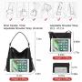 REALER 3pcs Custom Casual Retro PU Leather Crossbody Ladies Hands Bags Hobo Shoulder Bags Women Handbags and Purses
