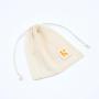 Custom Logo Printed Reusable Cotton Mesh Soap Bag Natural Drawstring Gift Soap Cosmetic Packaging Cotton Mesh Pouch