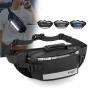 Fashion Reflective Nylon Crossbody Cashier Chest Bag Men Large Capacity Waist Bag
