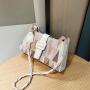 2024 New Popular Contrast Color Casual Texture Crossbody Bag
