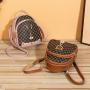 Flower material mini leather backpack for woman hot selling small backpack for women wholesale versatile female bag schoolbag