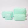 Keymay 24 Colors High Quality Nylon Pouch Travel Cosmetic Bag S M L XL Zipper Pouch Nylon Make Up Bags