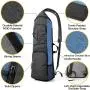 Yoga Mat Holder Carrier Yoga Backpack With  Water Bottle Holders Full Zip Yoga Mat Carrying Bag for Women Men Gym Sport Travel